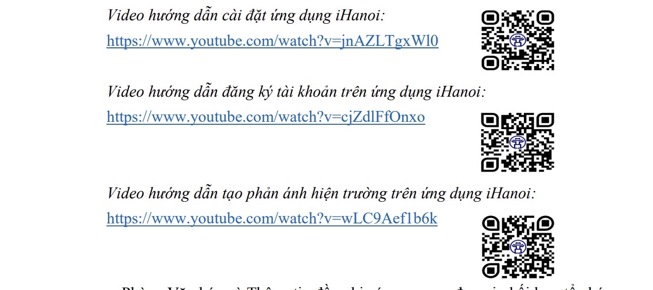 Toàn thể công dân trên địa bàn xã thực hiện cài đặt, tạo tài khoản ứng dụng Công dân số Thủ đô - iHanoi